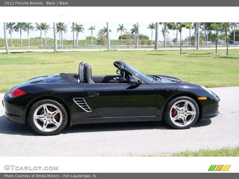 Black / Black 2011 Porsche Boxster