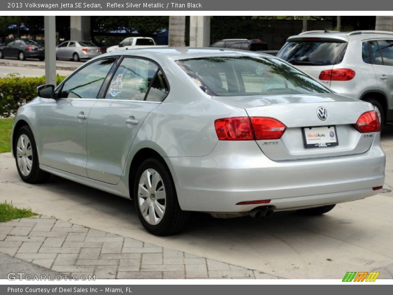 Reflex Silver Metallic / Titan Black 2013 Volkswagen Jetta SE Sedan