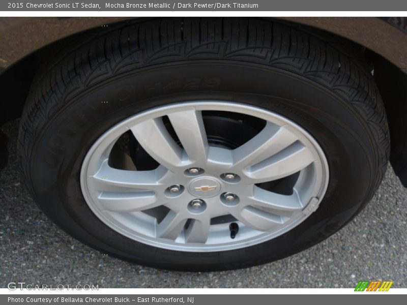 Mocha Bronze Metallic / Dark Pewter/Dark Titanium 2015 Chevrolet Sonic LT Sedan