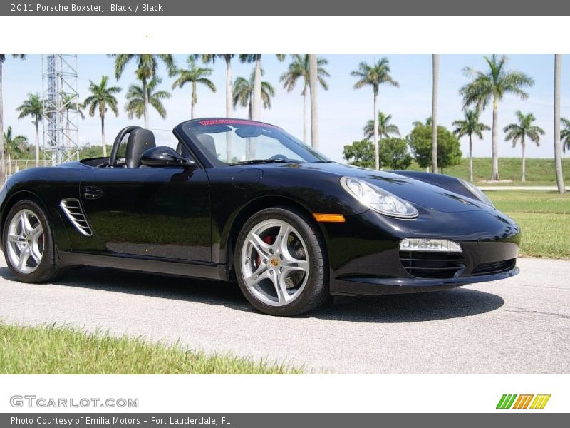 Black / Black 2011 Porsche Boxster