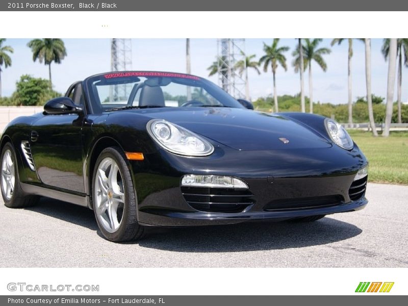 Black / Black 2011 Porsche Boxster