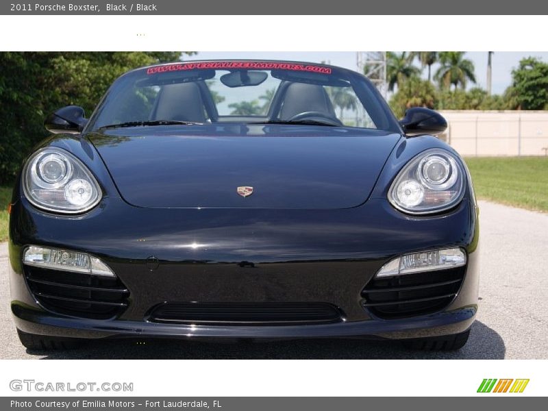 Black / Black 2011 Porsche Boxster