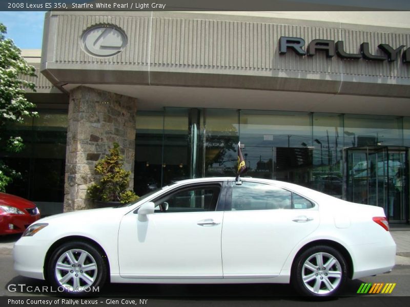 Starfire White Pearl / Light Gray 2008 Lexus ES 350