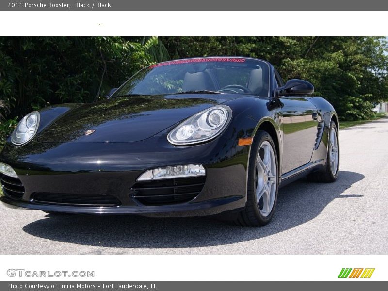 Black / Black 2011 Porsche Boxster