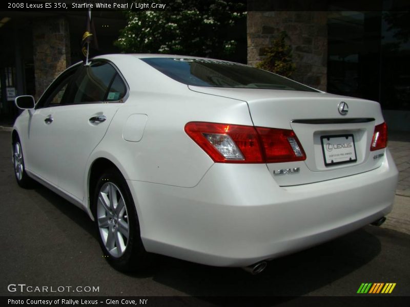 Starfire White Pearl / Light Gray 2008 Lexus ES 350