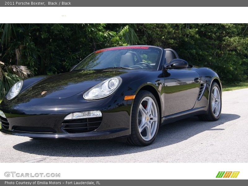 Black / Black 2011 Porsche Boxster