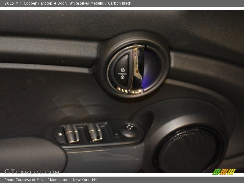 White Silver Metallic / Carbon Black 2015 Mini Cooper Hardtop 4 Door