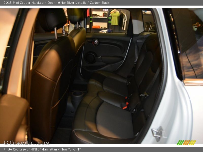 White Silver Metallic / Carbon Black 2015 Mini Cooper Hardtop 4 Door