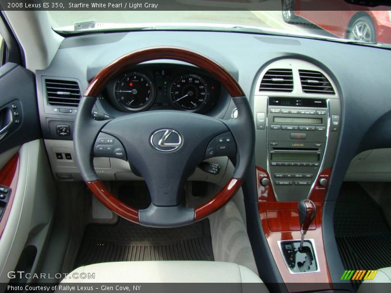 Starfire White Pearl / Light Gray 2008 Lexus ES 350