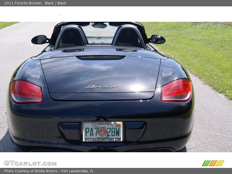 Black / Black 2011 Porsche Boxster