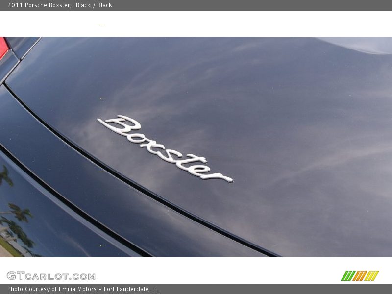 Black / Black 2011 Porsche Boxster