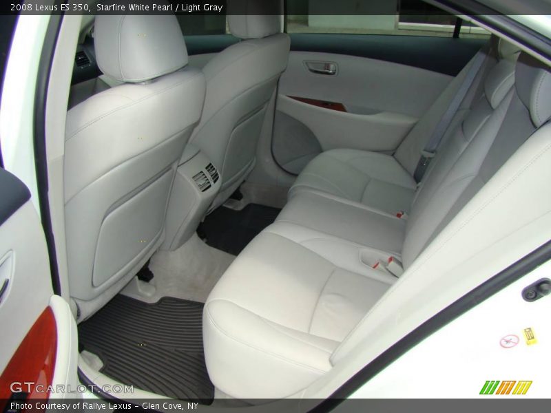 Starfire White Pearl / Light Gray 2008 Lexus ES 350