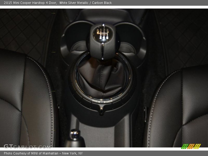 White Silver Metallic / Carbon Black 2015 Mini Cooper Hardtop 4 Door