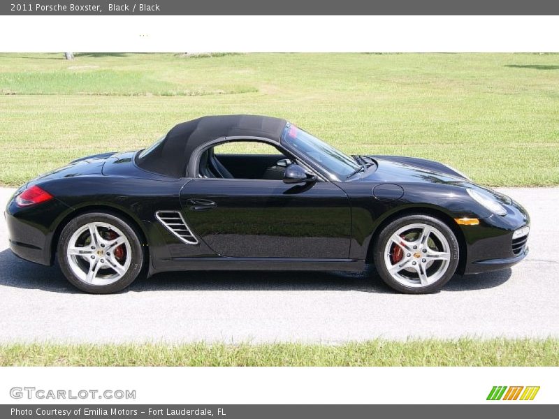 Black / Black 2011 Porsche Boxster