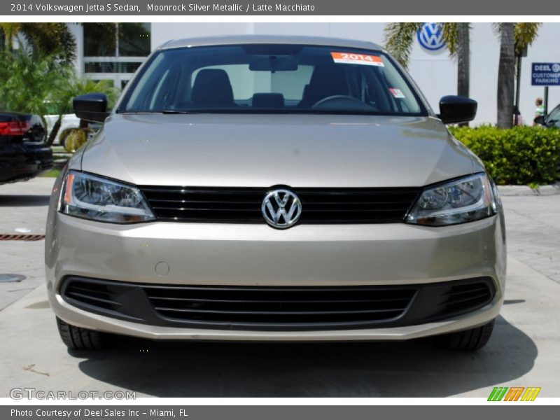 Moonrock Silver Metallic / Latte Macchiato 2014 Volkswagen Jetta S Sedan