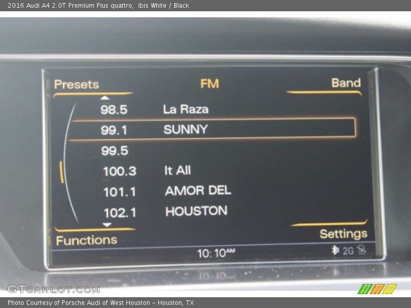 Ibis White / Black 2016 Audi A4 2.0T Premium Plus quattro