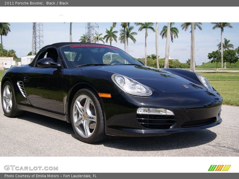 Black / Black 2011 Porsche Boxster