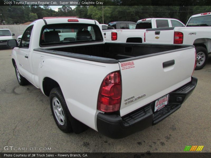 Super White / Graphite Gray 2005 Toyota Tacoma Regular Cab