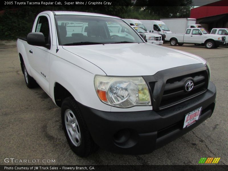 Super White / Graphite Gray 2005 Toyota Tacoma Regular Cab