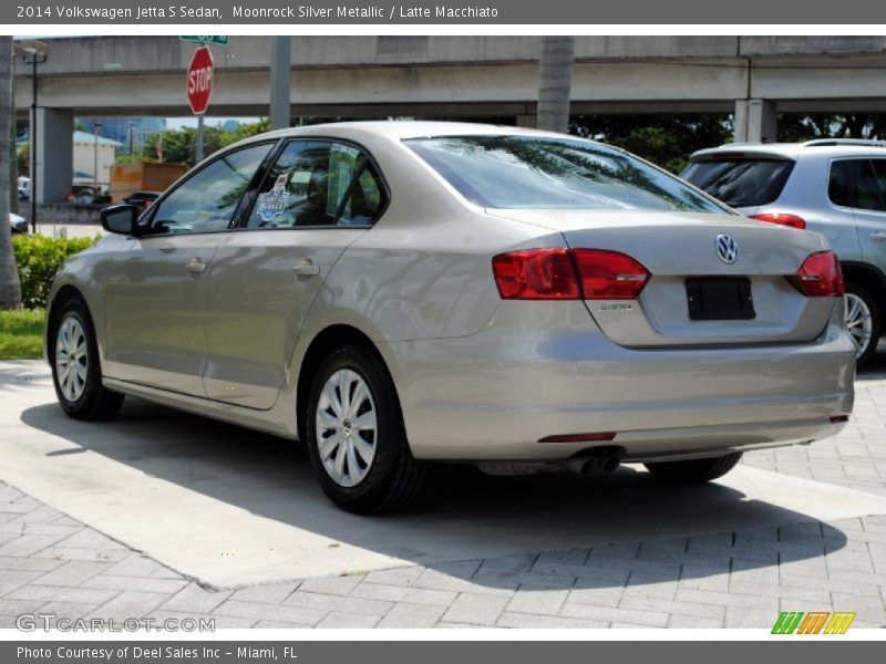 Moonrock Silver Metallic / Latte Macchiato 2014 Volkswagen Jetta S Sedan