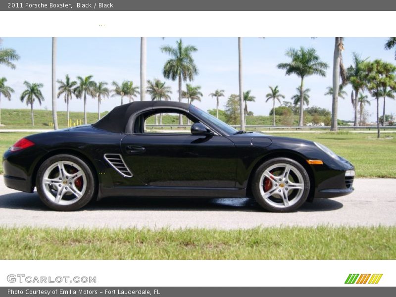 Black / Black 2011 Porsche Boxster