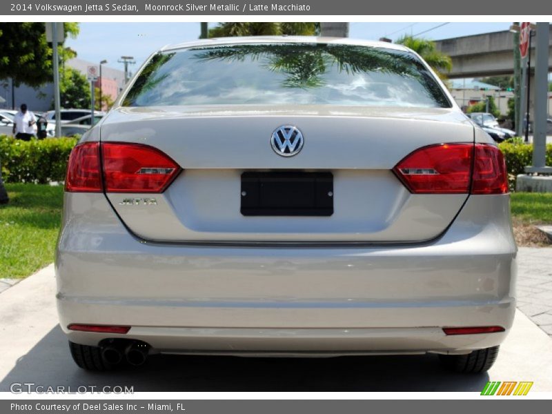 Moonrock Silver Metallic / Latte Macchiato 2014 Volkswagen Jetta S Sedan
