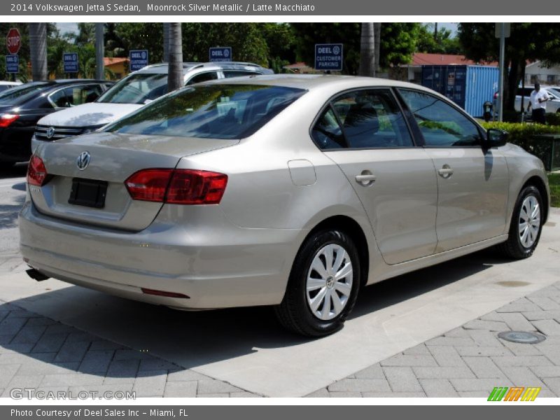 Moonrock Silver Metallic / Latte Macchiato 2014 Volkswagen Jetta S Sedan