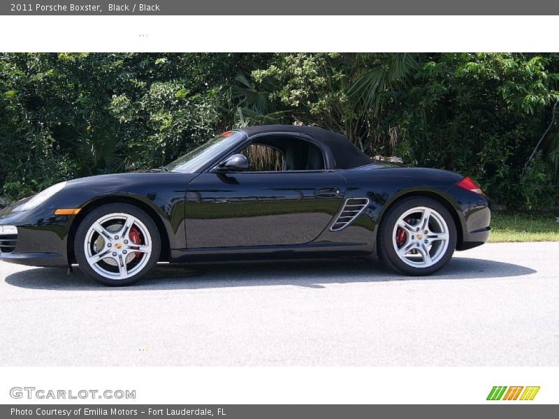 Black / Black 2011 Porsche Boxster