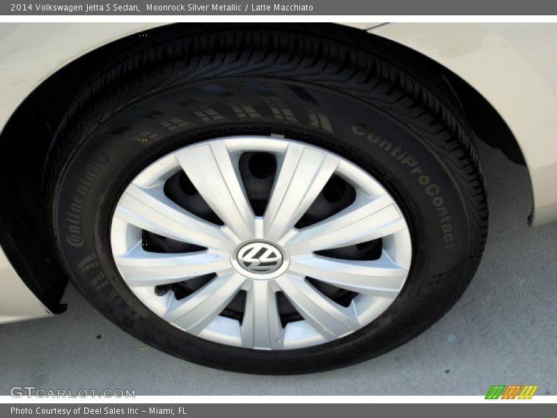 Moonrock Silver Metallic / Latte Macchiato 2014 Volkswagen Jetta S Sedan