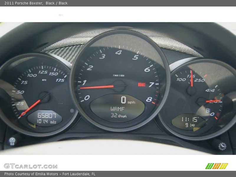  2011 Boxster   Gauges