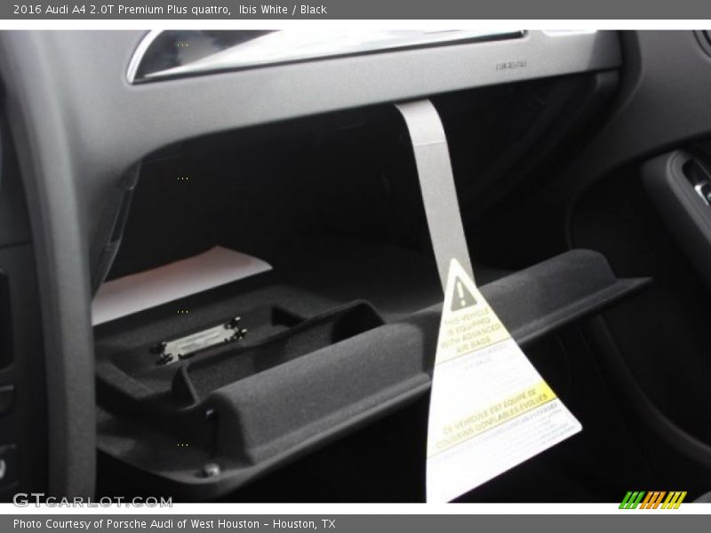 Ibis White / Black 2016 Audi A4 2.0T Premium Plus quattro