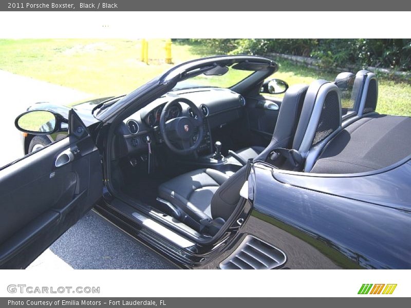 Black / Black 2011 Porsche Boxster