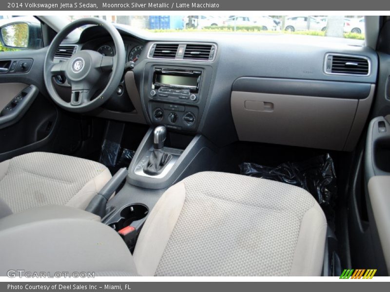 Moonrock Silver Metallic / Latte Macchiato 2014 Volkswagen Jetta S Sedan