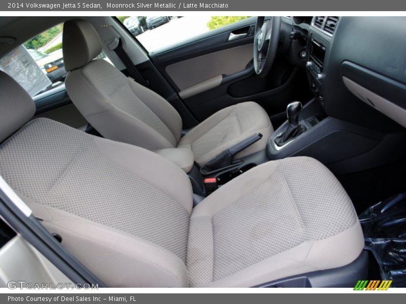 Moonrock Silver Metallic / Latte Macchiato 2014 Volkswagen Jetta S Sedan
