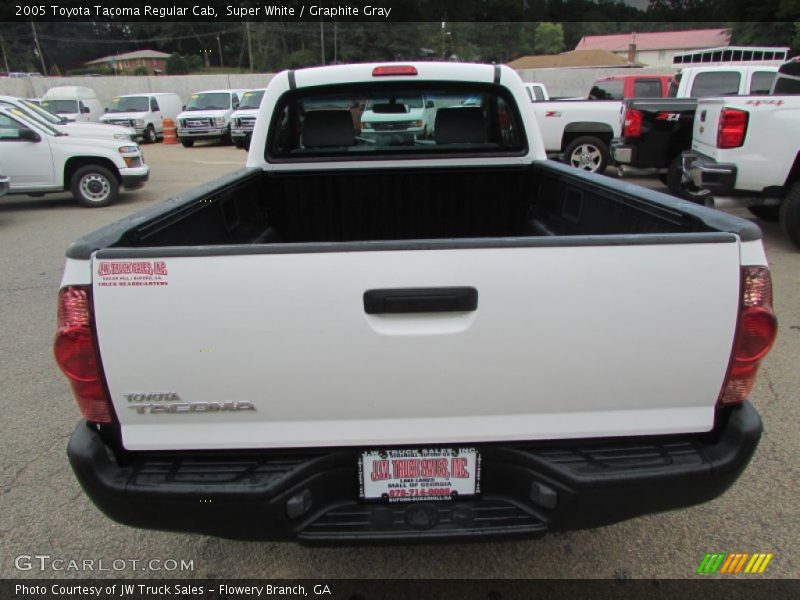 Super White / Graphite Gray 2005 Toyota Tacoma Regular Cab