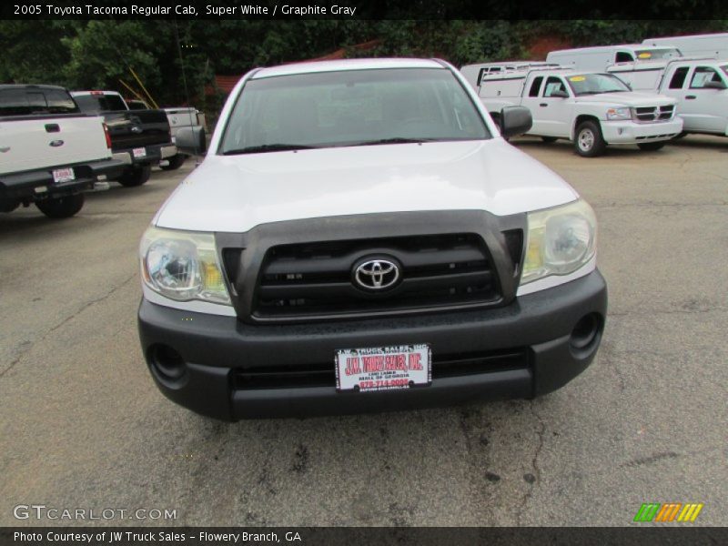 Super White / Graphite Gray 2005 Toyota Tacoma Regular Cab