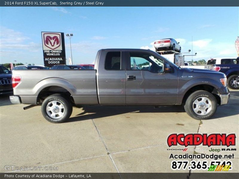 Sterling Grey / Steel Grey 2014 Ford F150 XL SuperCab
