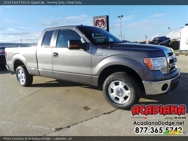 Sterling Grey / Steel Grey 2014 Ford F150 XL SuperCab