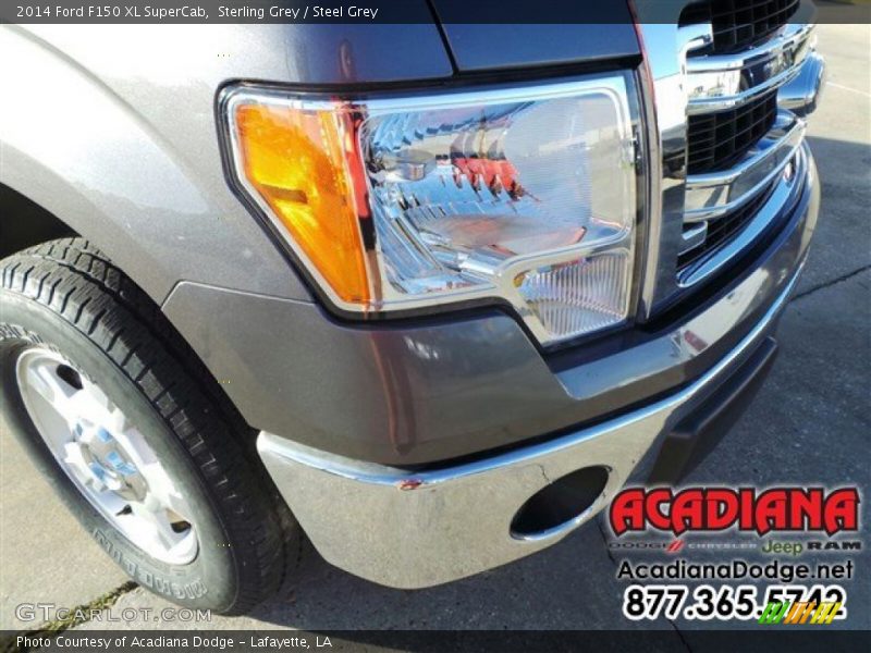 Sterling Grey / Steel Grey 2014 Ford F150 XL SuperCab