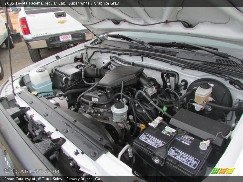Super White / Graphite Gray 2005 Toyota Tacoma Regular Cab