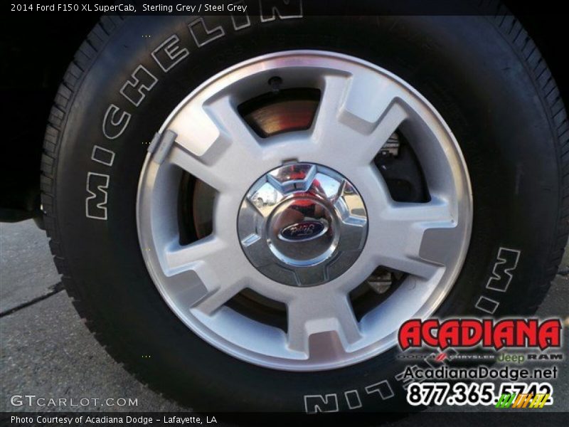 Sterling Grey / Steel Grey 2014 Ford F150 XL SuperCab