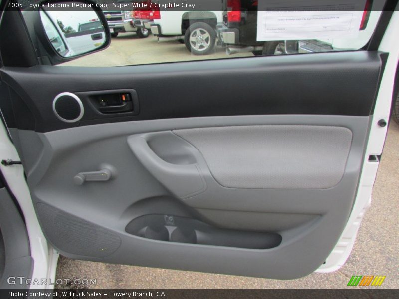 Super White / Graphite Gray 2005 Toyota Tacoma Regular Cab