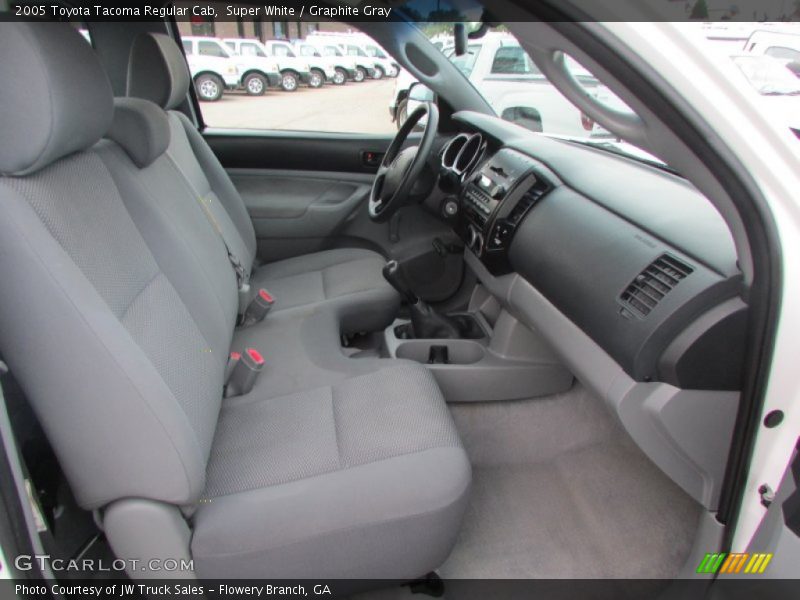 Super White / Graphite Gray 2005 Toyota Tacoma Regular Cab
