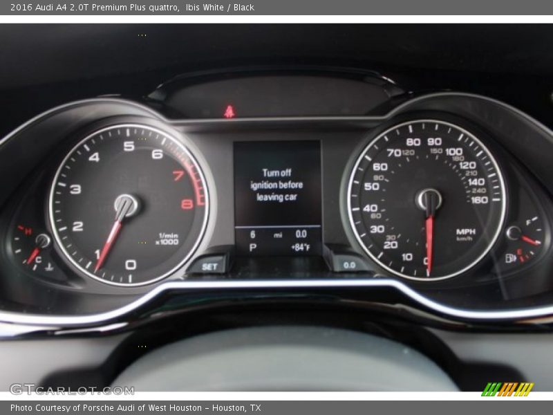 Ibis White / Black 2016 Audi A4 2.0T Premium Plus quattro