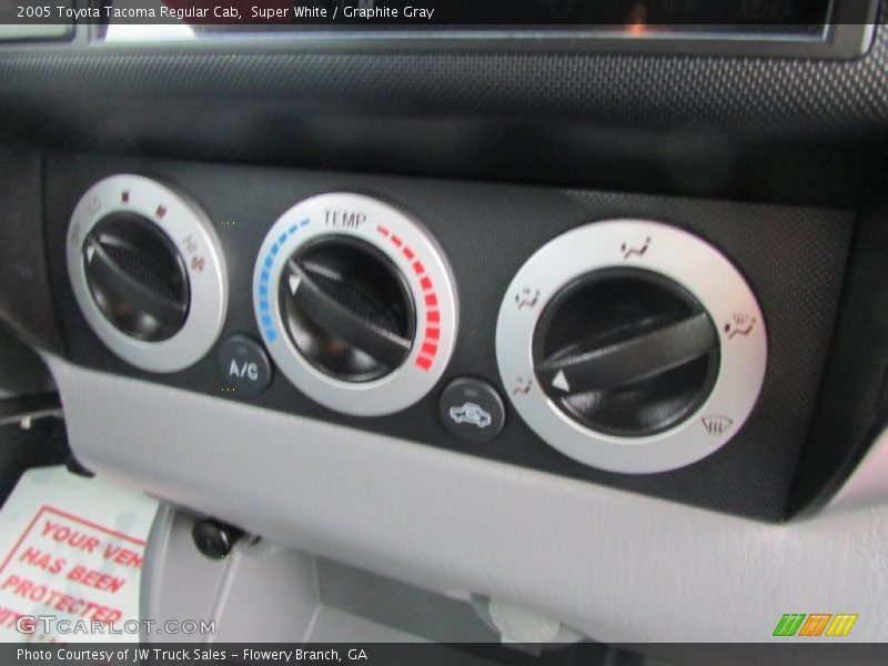 Super White / Graphite Gray 2005 Toyota Tacoma Regular Cab