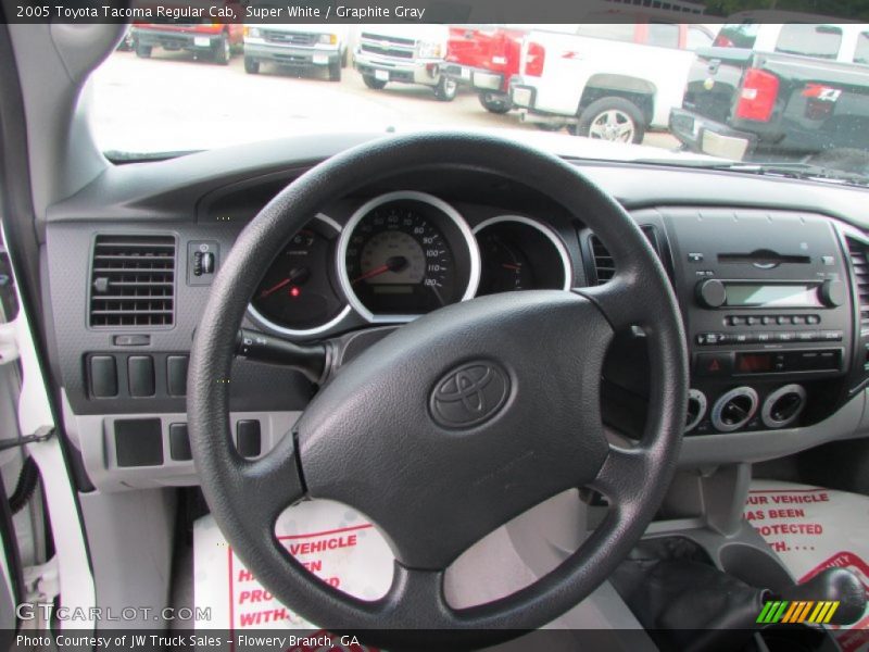 Super White / Graphite Gray 2005 Toyota Tacoma Regular Cab
