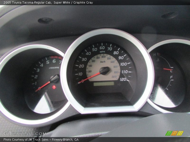 Super White / Graphite Gray 2005 Toyota Tacoma Regular Cab
