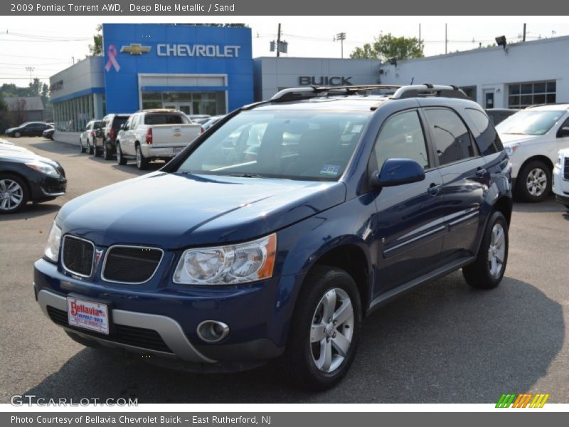 Deep Blue Metallic / Sand 2009 Pontiac Torrent AWD