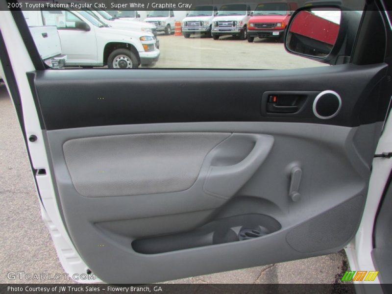 Super White / Graphite Gray 2005 Toyota Tacoma Regular Cab