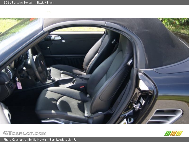 Black / Black 2011 Porsche Boxster